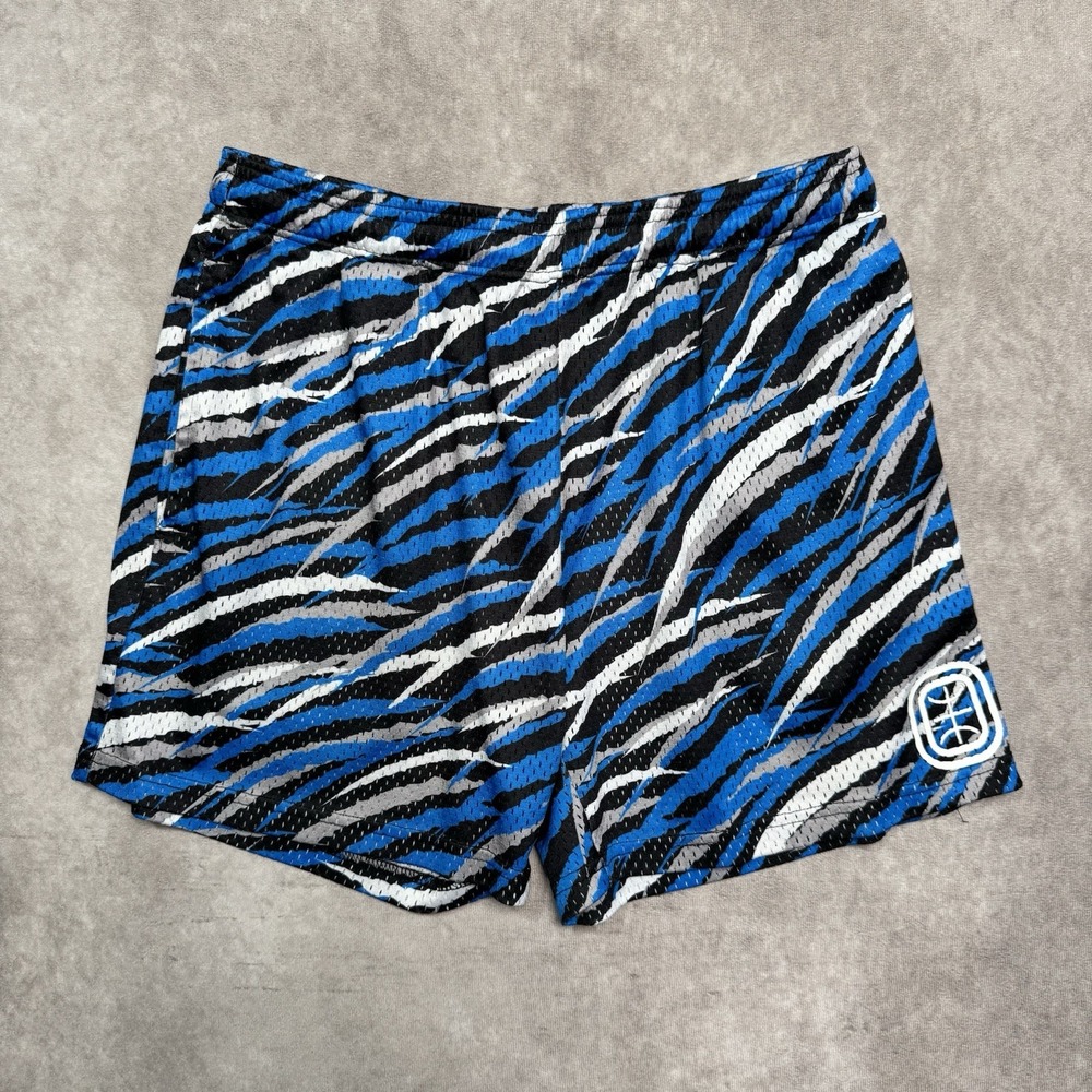 OVERTIME Basketball Magic Mesh Shorts Multicolor Graphic 5" Inseam Size Small